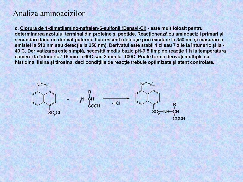 Analiza aminoacizilor