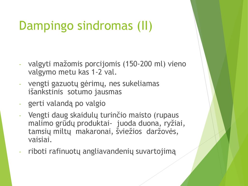 Dampingo sindromas (II)