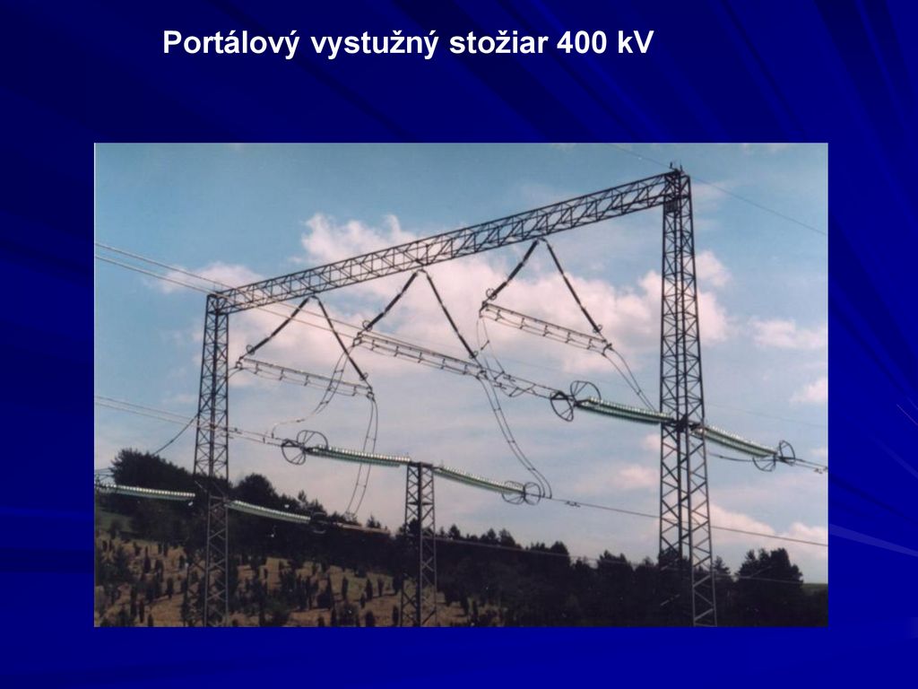 Portálový vystužný stožiar 400 kV