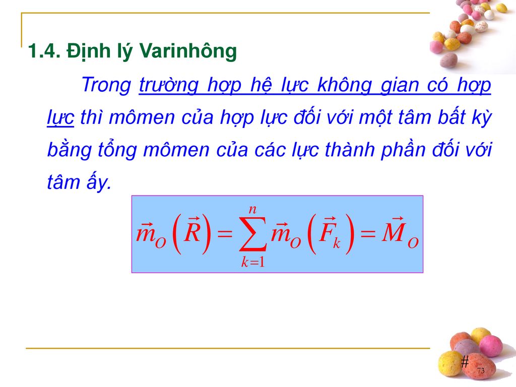 1.4. Định lý Varinhông