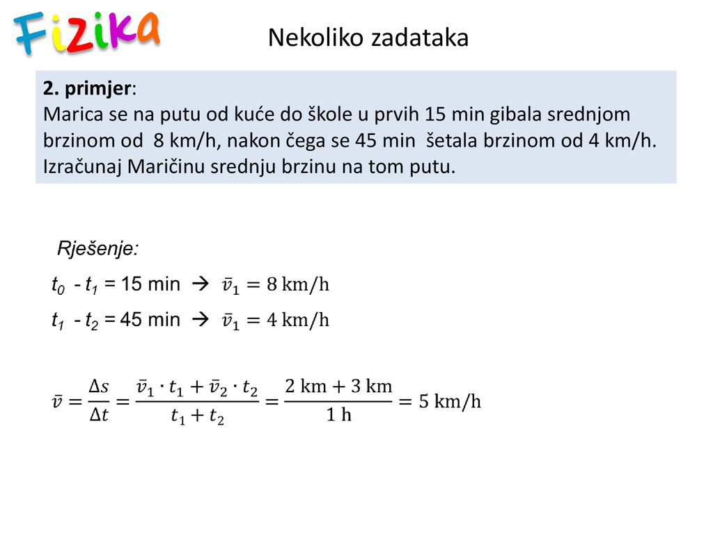 Ponovimo Kada Kazemo Da Se Tijelo Giba Sto Je Put A Sto Putanja Ppt Katebasma