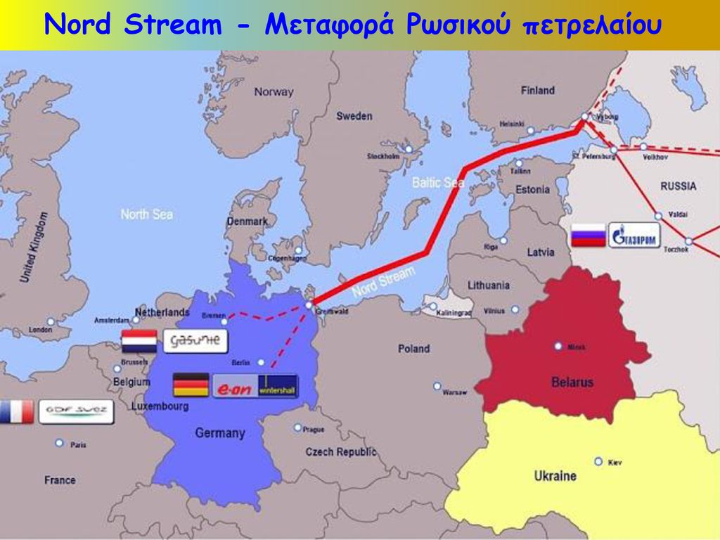 Nord Stream - Μεταφορά Ρωσικού πετρελαίου
