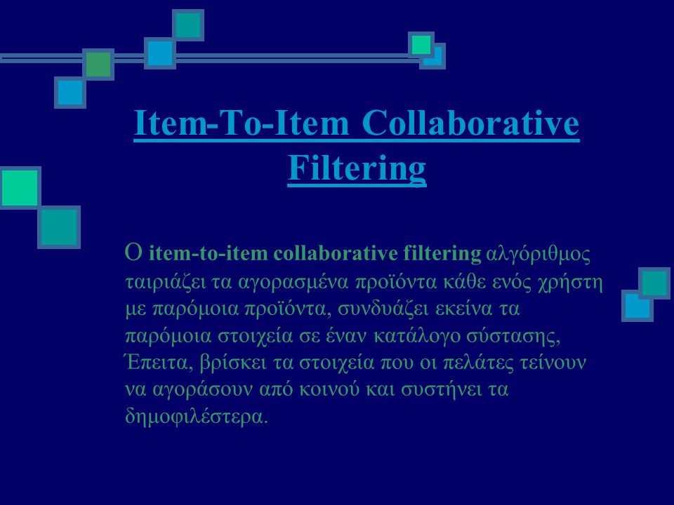 Item-To-Item Collaborative Filtering