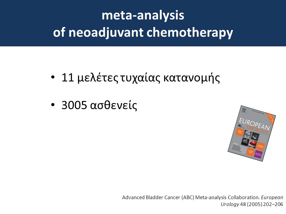 meta-analysis of neoadjuvant chemotherapy