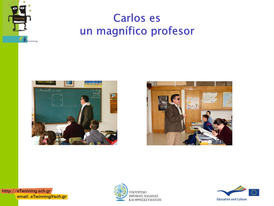 Carlos es un magnífico profesor