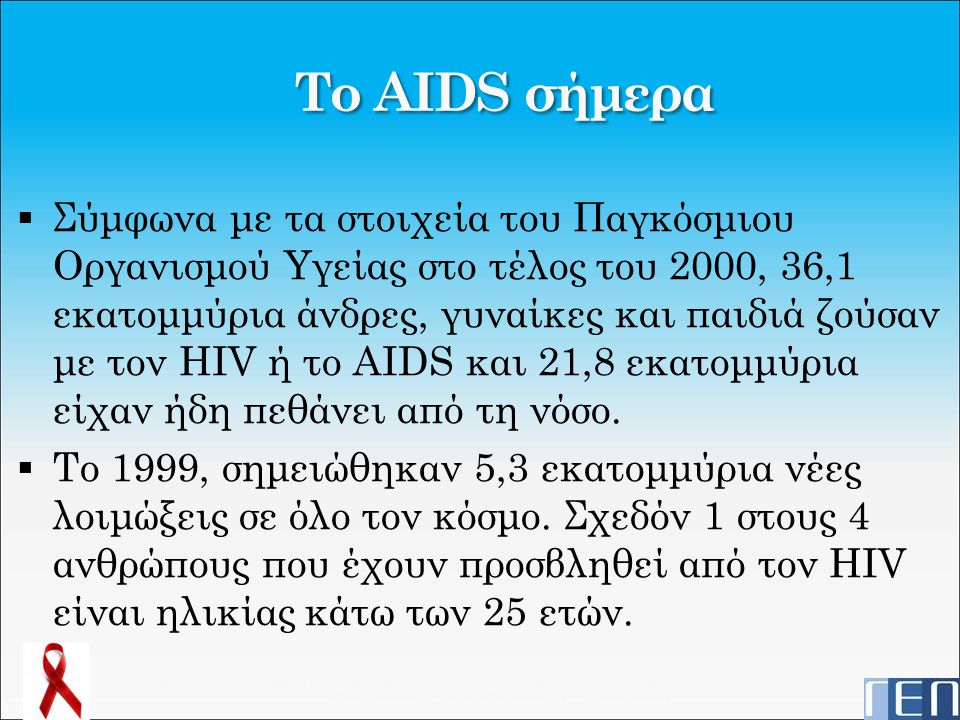 Το AIDS σήμερα