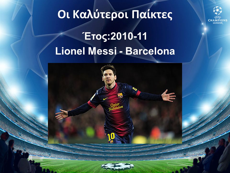 Έτος: Lionel Messi - Barcelona