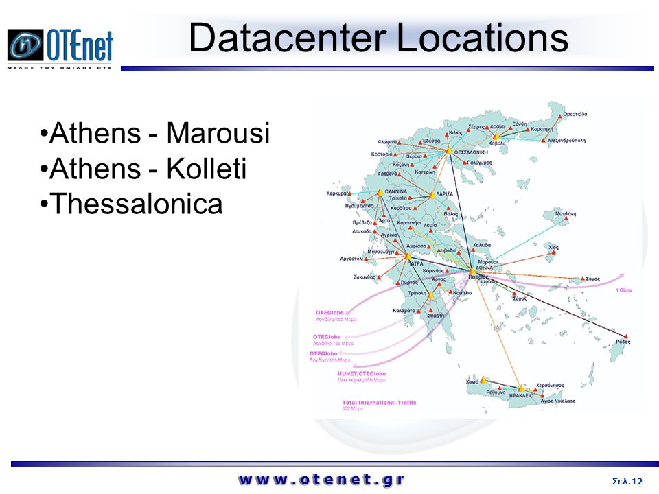 Datacenter Locations Athens - Marousi Athens - Kolleti Thessalonica