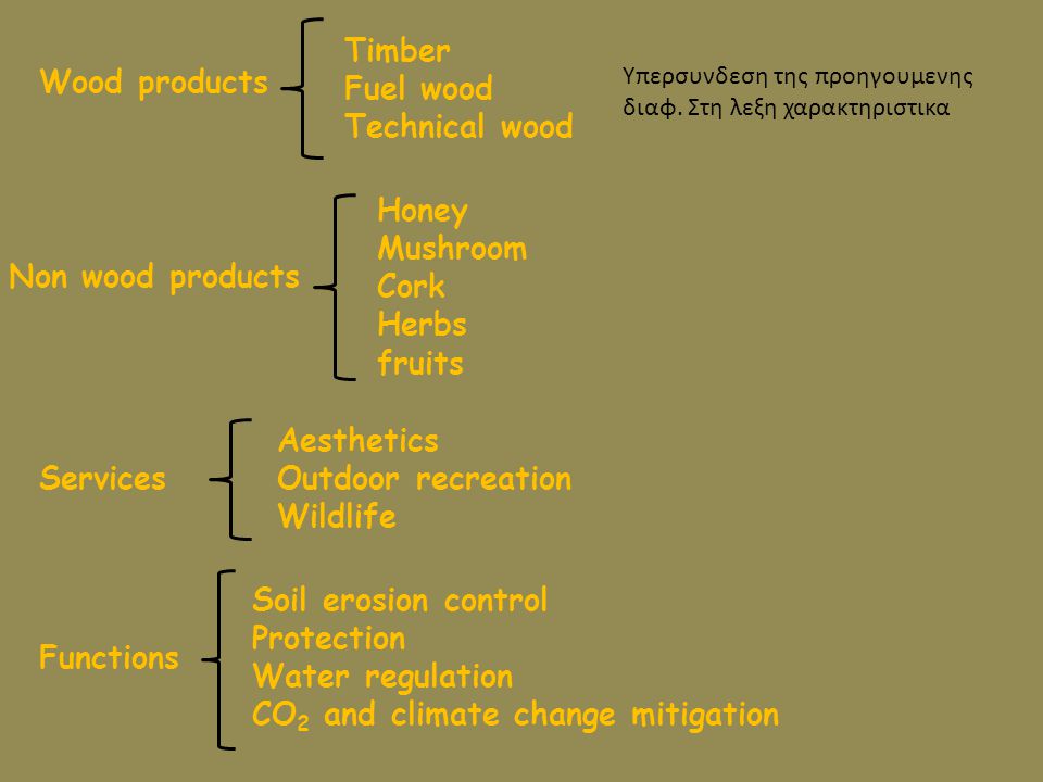 CO2 and climate change mitigation Functions