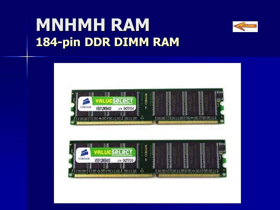 ΜΝΗΜΗ RAM 184-pin DDR DIMM RAM