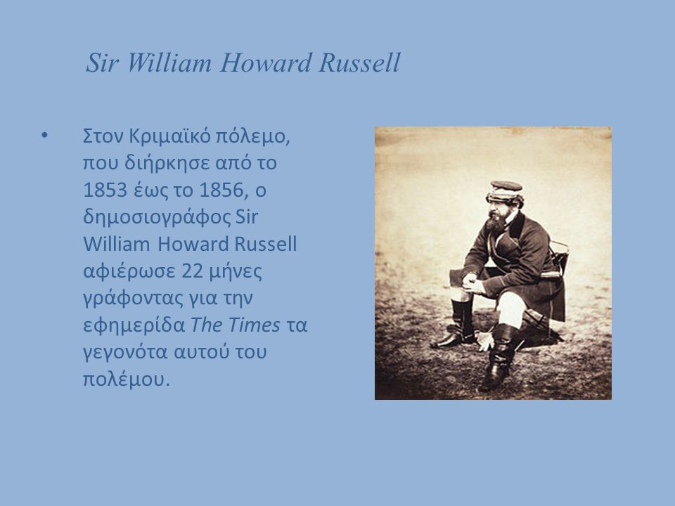 Sir William Howard Russell