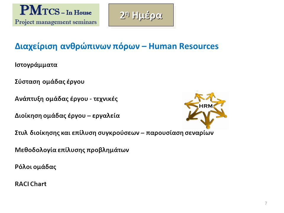 2η Ημέρα Διαχείριση ανθρώπινων πόρων – Human Resources Ιστογράμματα