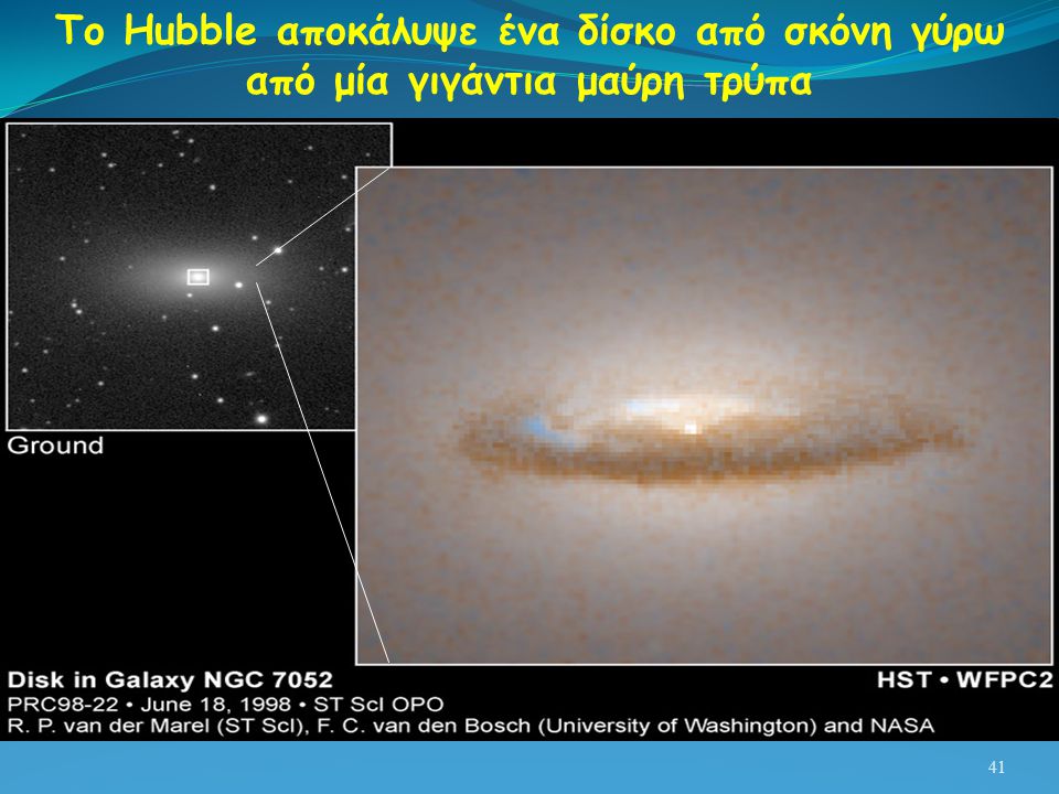 Το Hubble αποκάλυψε ένα δίσκο από σκόνη γύρω