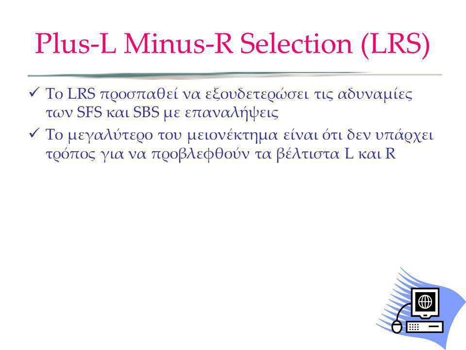 Plus-L Minus-R Selection (LRS)