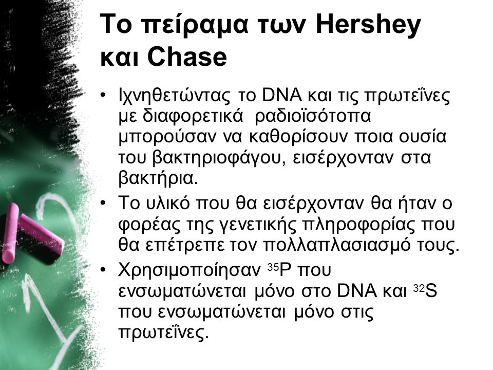 Το πείραμα των Hershey και Chase