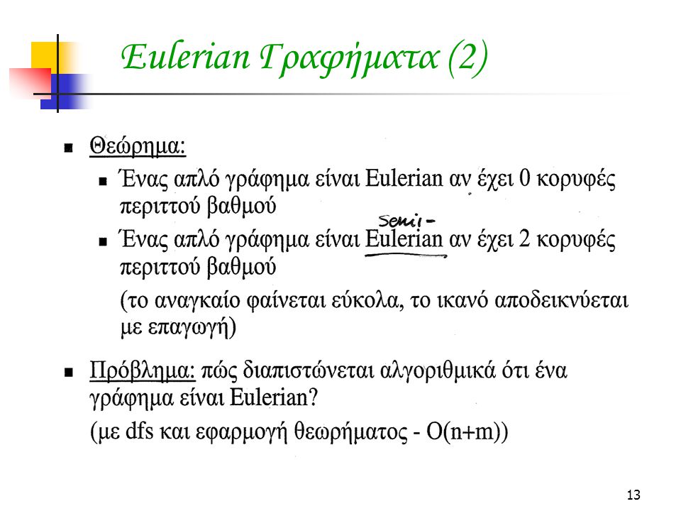Eulerian Γραφήματα (2)