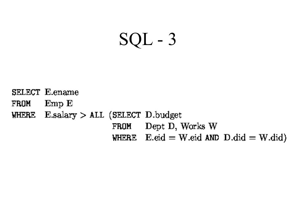 SQL - 3