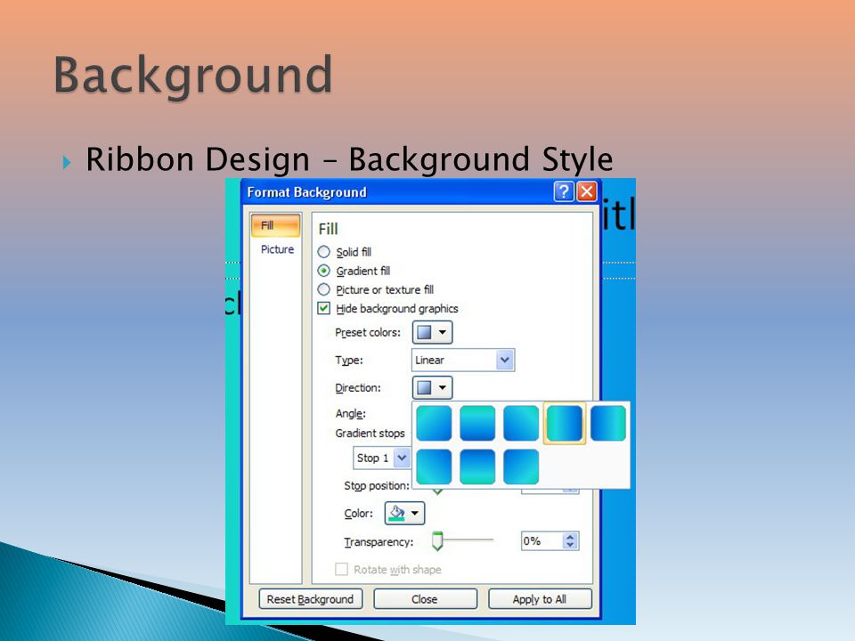 Background Ribbon Design – Background Style