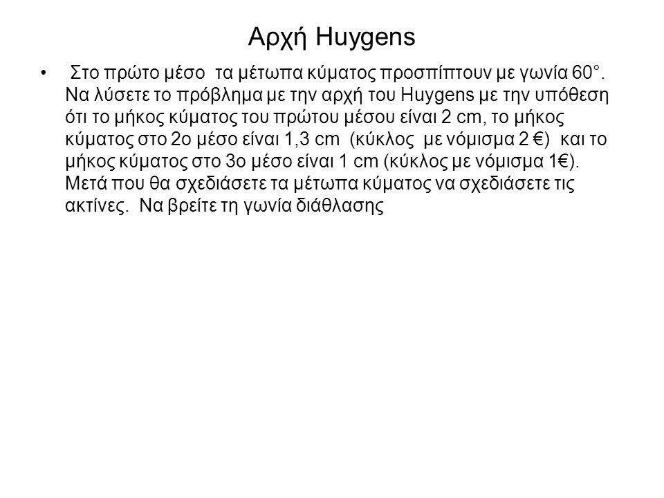 Αρχή Huygens
