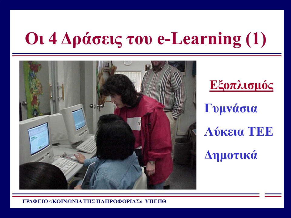 Οι 4 Δράσεις του e-Learning (1)