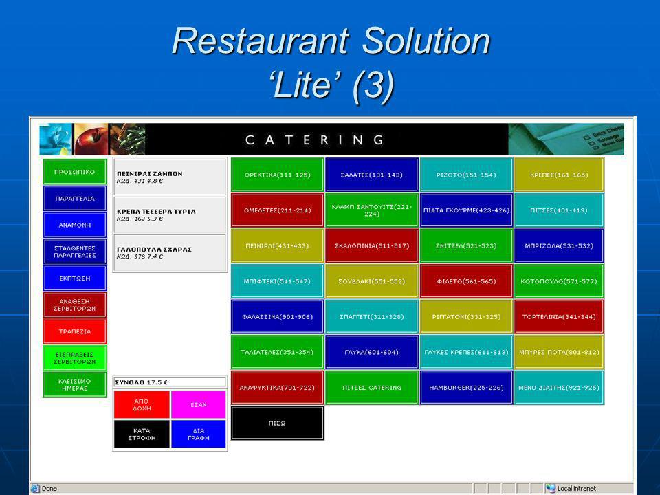 Restaurant Solution ‘Lite’ (3)