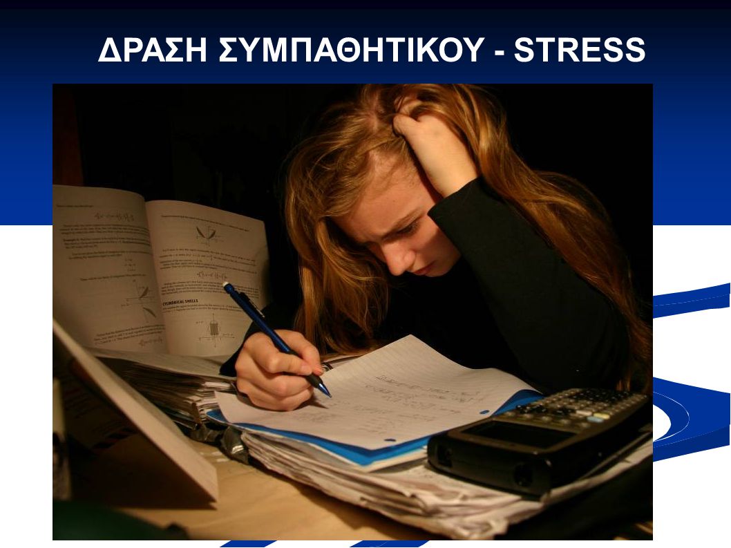 ΔΡΑΣΗ ΣΥΜΠΑΘΗΤΙΚΟΥ - STRESS