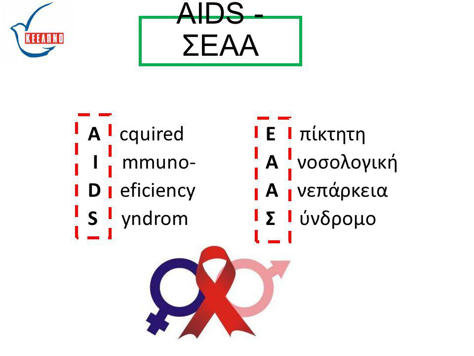 AIDS - ΣΕΑΑ A cquired Ε πίκτητη I mmuno- Α νοσολογική