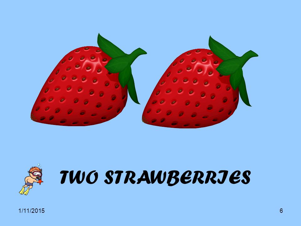 TWO STRAWBERRIES 4/8/2017