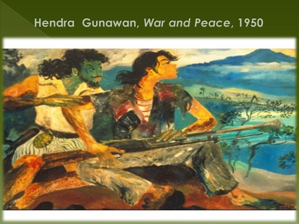 Hendra Gunawan, War and Peace, 1950