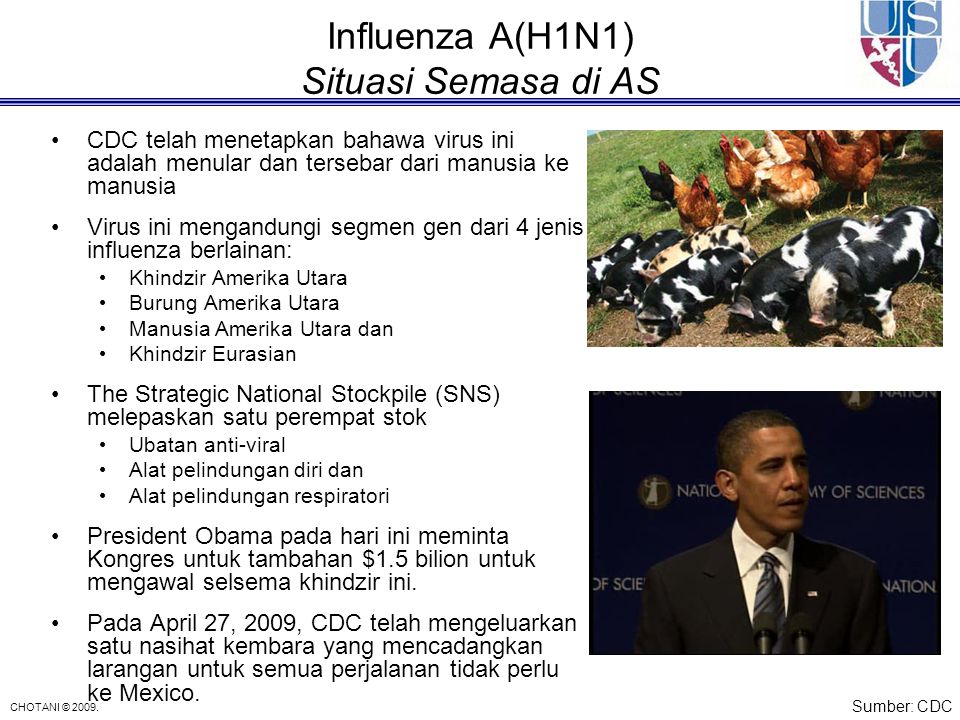 Influenza A(H1N1) Situasi Semasa di AS