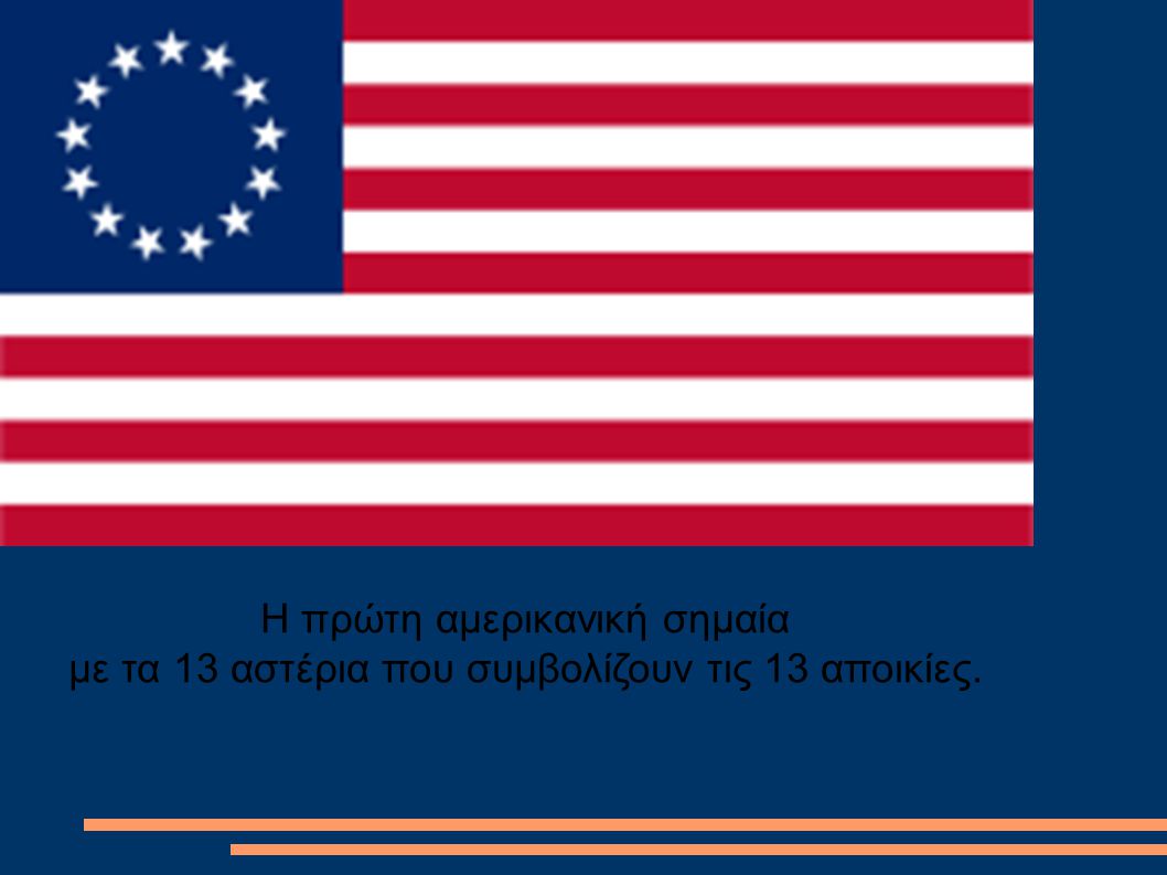 Η πρώτη αμερικανική σημαία