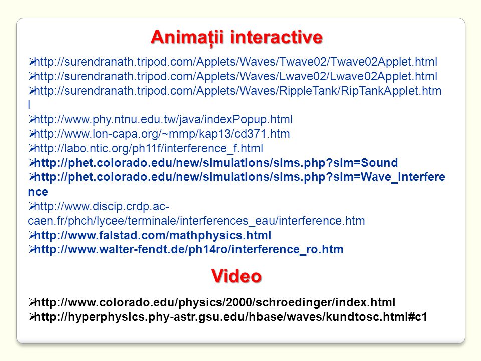 Animaţii interactive Video
